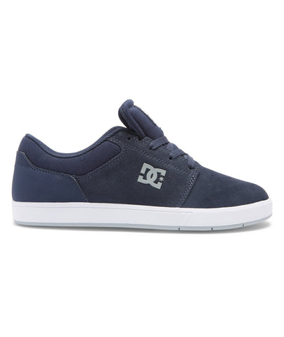 DC Crisis 2 ADYS100647-NGH Mens Blue Suede Skate Inspired Sneakers Shoes