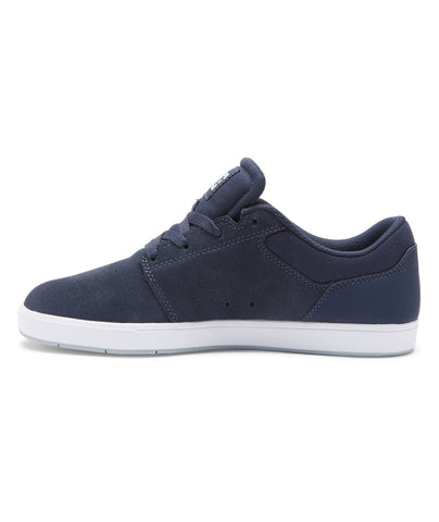 DC Crisis 2 ADYS100647-NGH Mens Blue Suede Skate Inspired Sneakers Shoes