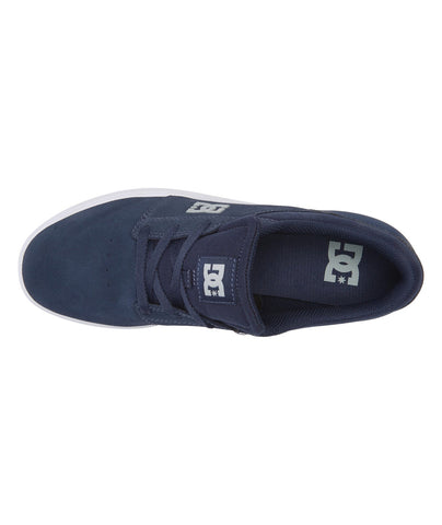 DC Crisis 2 ADYS100647-NGH Mens Blue Suede Skate Inspired Sneakers Shoes
