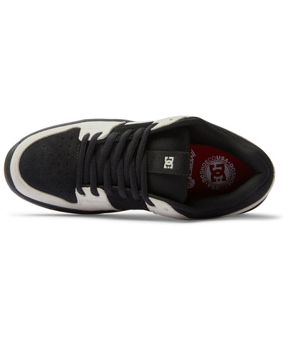DC Lynx Zero ADYS100668-WBI Mens Black Suede Skate Inspired Sneakers Shoes