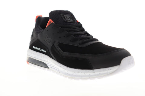 DC Vandium SE ADYS200067 Mens Black Nubuck Lace Up Athletic Skate Shoes