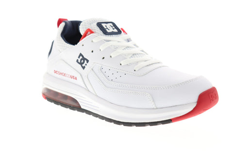Dc Vandium ADYS200069 Mens White Synthetic Athletic Lace Up Skate Shoes 