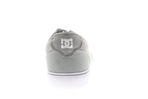 DC Anvil TX M ADYS300036 Mens Gray Canvas Lace Up Athletic Skate Shoes