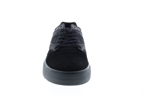 DC Kalis Vulc ADYS300569 Mens Black Suede Skate Sneakers Shoes