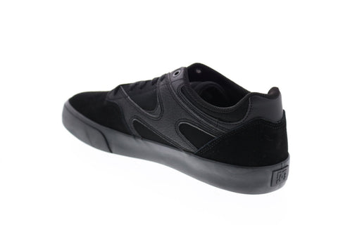 DC Kalis Vulc ADYS300569 Mens Black Suede Skate Sneakers Shoes