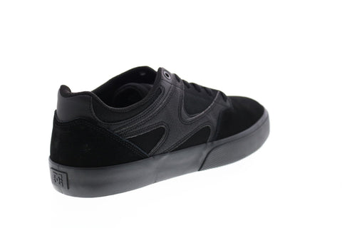 DC Kalis Vulc ADYS300569 Mens Black Suede Skate Sneakers Shoes