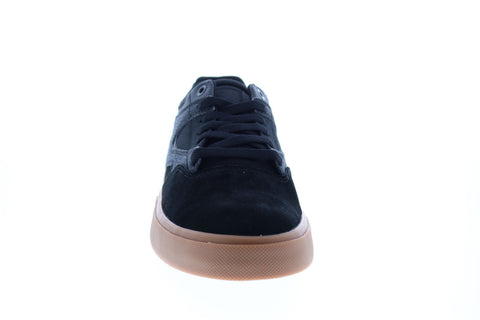DC Kalis Vulc ADYS300569 Mens Black Suede Skate Inspired Sneakers Shoes