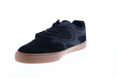 DC Kalis Vulc ADYS300569 Mens Black Suede Skate Inspired Sneakers Shoes