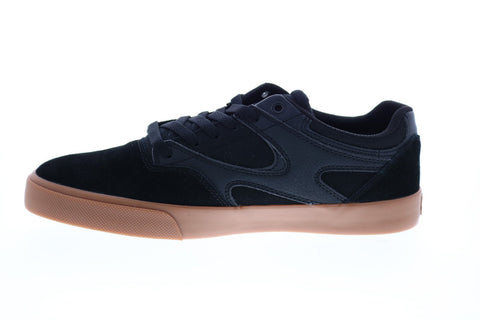 DC Kalis Vulc ADYS300569 Mens Black Suede Skate Inspired Sneakers Shoes