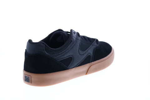 DC Kalis Vulc ADYS300569 Mens Black Suede Skate Inspired Sneakers Shoes