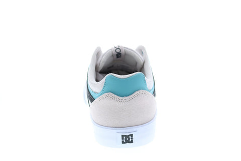 DC Kalis Vulc ADYS300569 Mens Grey Suede Skate Inspired Sneakers Shoes