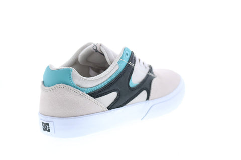 DC Kalis Vulc ADYS300569 Mens Grey Suede Skate Inspired Sneakers Shoes