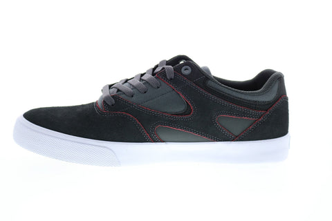 DC Kalis Vulc S ADYS300576 Mens Black Suede Skate Inspired Sneakers Shoes