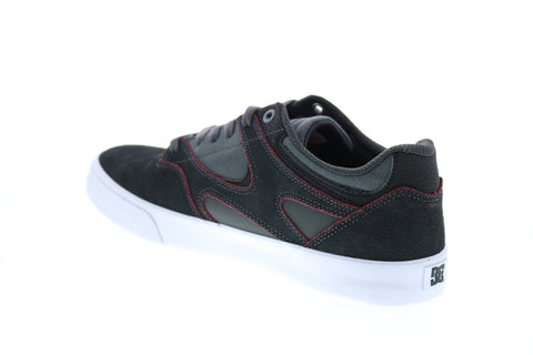 DC Kalis Vulc S ADYS300576 Mens Black Suede Skate Inspired Sneakers Shoes