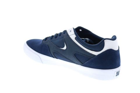 DC Kalis Vulc S ADYS300576 Mens Blue Suede Skate Inspired Sneakers Shoes