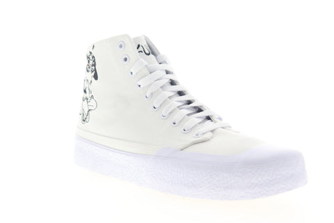 DC T-Funk HI Tati ADYS300577 Mens White Canvas Lace Up Athletic Skate Shoes