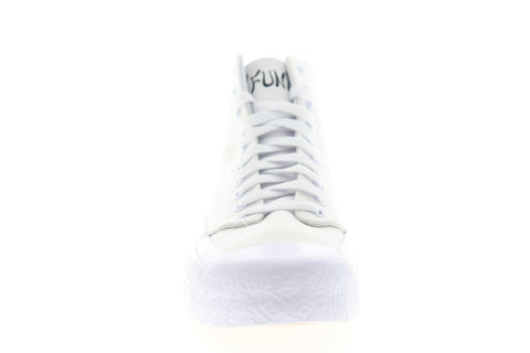 DC T-Funk HI Tati ADYS300577 Mens White Canvas Lace Up Athletic Skate Shoes