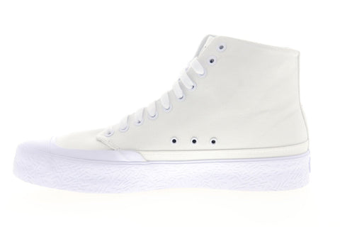 DC T-Funk HI Tati ADYS300577 Mens White Canvas Lace Up Athletic Skate Shoes