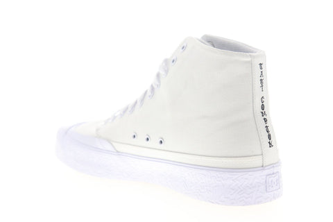DC T-Funk HI Tati ADYS300577 Mens White Canvas Lace Up Athletic Skate Shoes