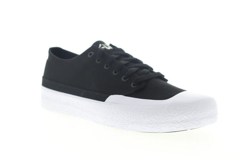 DC T-Funk LO Tati ADYS300578 Mens Black Canvas Lace Up Athletic Skate Shoes
