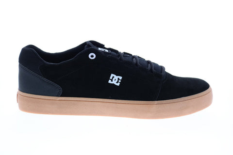 DC Hyde ADYS300580 Mens Black Suede Lace Up Skate Inspired Sneakers Shoes