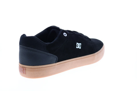 DC Hyde ADYS300580 Mens Black Suede Lace Up Skate Inspired Sneakers Shoes