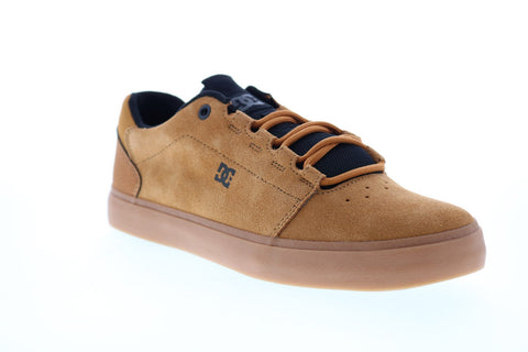 DC Hyde ADYS300580 Mens Brown Suede Lace Up Skate Inspired Sneakers Shoes