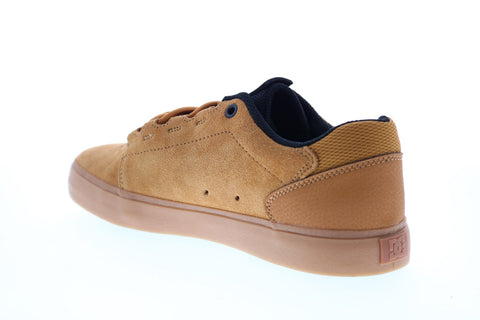 DC Hyde ADYS300580 Mens Brown Suede Lace Up Skate Inspired Sneakers Shoes