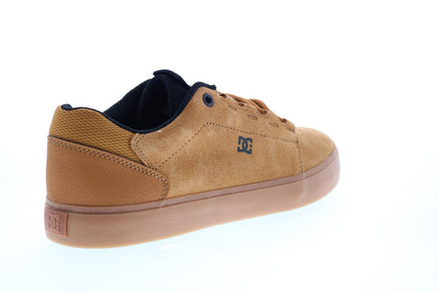 DC Hyde ADYS300580 Mens Brown Suede Lace Up Skate Inspired Sneakers Shoes