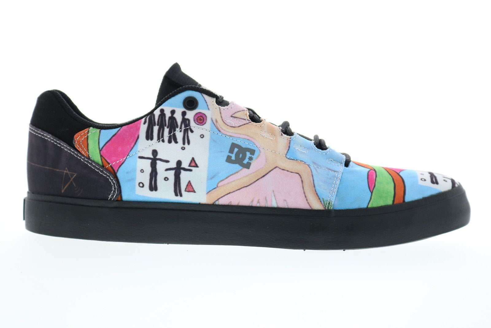 DC Hyde S Evan ADYS300584 Mens Blue Canvas Lace Up Skate Sneakers