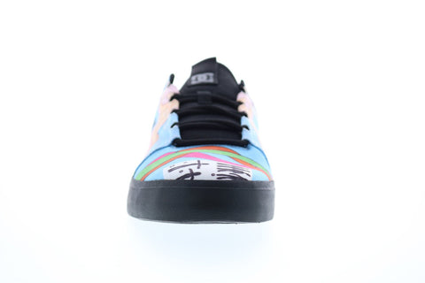DC Hyde S Evan ADYS300584 Mens Blue Canvas Athletic Lace Up Skate Shoes