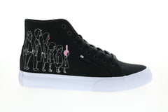 DC Bobs Burgers X Manual HI Mens White Collaboration & Limited Sneakers Shoes