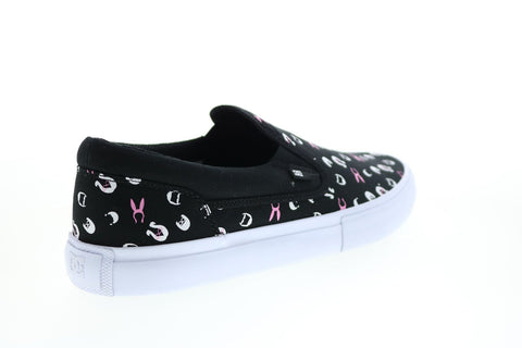 DC Bobs Burgers X Manual Slip Mens Black Collaboration & Limited Sneakers Shoes