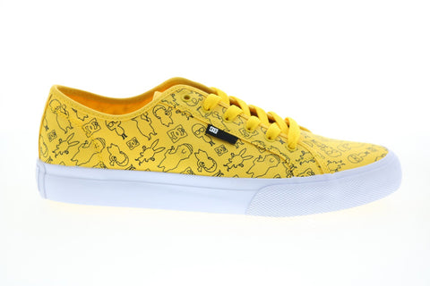 DC Bobs Burgers X Manual Mens Yellow Collaboration & Limited Sneakers Shoes