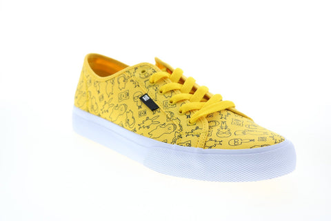 DC Bobs Burgers X Manual Mens Yellow Collaboration & Limited Sneakers Shoes