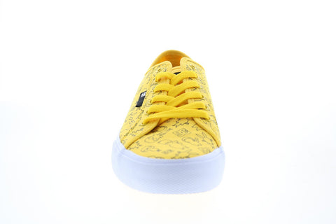 DC Bobs Burgers X Manual Mens Yellow Collaboration & Limited Sneakers Shoes