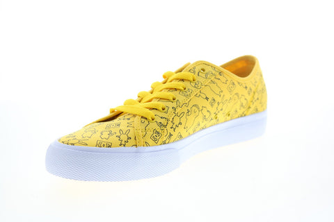 DC Bobs Burgers X Manual Mens Yellow Collaboration & Limited Sneakers Shoes