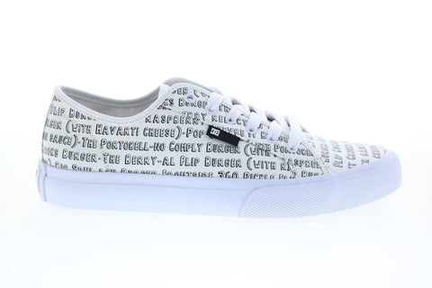 DC Bobs Burgers X Manual Mens White Collaboration & Limited Sneakers Shoes