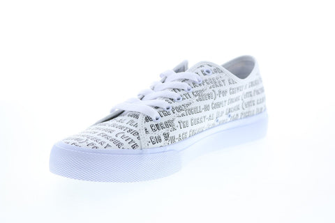 DC Bobs Burgers X Manual Mens White Collaboration & Limited Sneakers Shoes