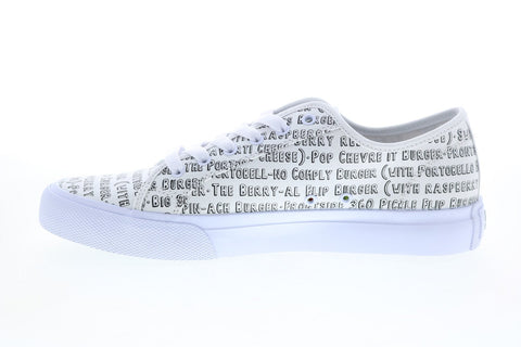 DC Bobs Burgers X Manual Mens White Collaboration & Limited Sneakers Shoes