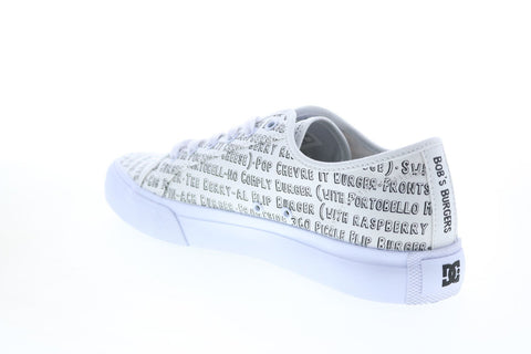 DC Bobs Burgers X Manual Mens White Collaboration & Limited Sneakers Shoes