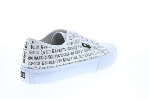 DC Bobs Burgers X Manual Mens White Collaboration & Limited Sneakers Shoes