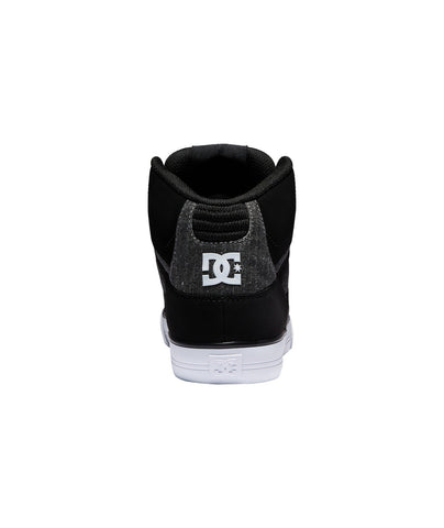 DC Pure High-Top WC ADYS400043-BTT Mens Black Skate Inspired Sneakers Shoes