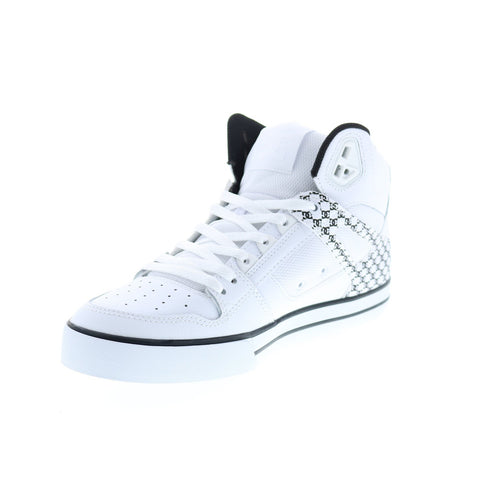DC Pure High-Top Wc ADYS400043 Mens White Skate Inspired Sneakers Shoes