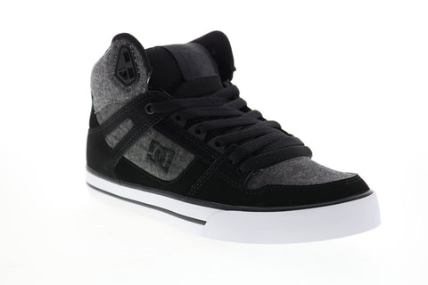 DC Pure High-Top Wc ADYS400043 Mens Gray Skate Inspired Sneakers Shoes