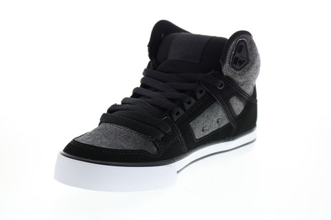 DC Pure High-Top Wc ADYS400043 Mens Gray Skate Inspired Sneakers Shoes