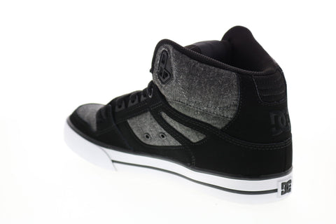 DC Pure High-Top Wc ADYS400043 Mens Gray Skate Inspired Sneakers Shoes