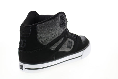 DC Pure High-Top Wc ADYS400043 Mens Gray Skate Inspired Sneakers Shoes