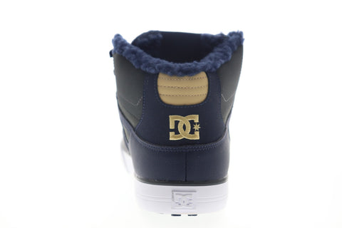 DC Pure High Top WC Winter ADYS400047 Mens Gray Canvas Athletic Skate Shoes