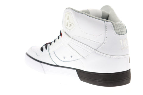 dc pure ht wc se adys400049 mens white synthetic athletic skate shoes